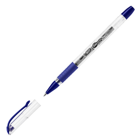 Ручка гелевая с грипом BIC "Gelocity Stic", СИНЯЯ, узел 0,5 мм, линия письма 0,29 мм, CEL1010265 - фото 7