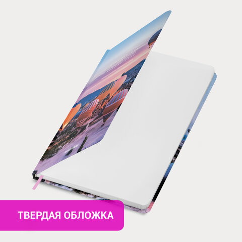 Ежедневник недатированный с резинкой А5 145х203 мм, BRAUBERG, твердый, 160 л., "Cappadocia", 116306 - фото 13