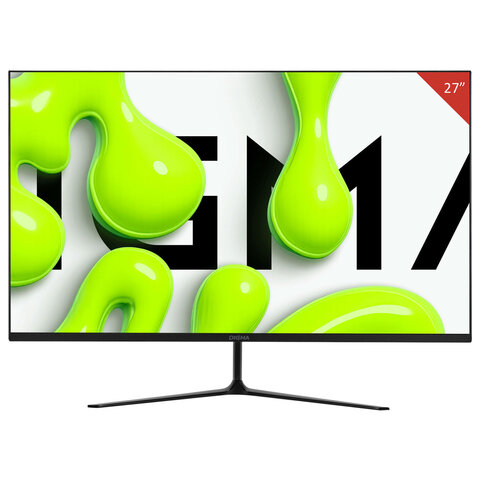 Монитор DIGMA Progress 27P302F 27" (68,6 см), 1920х1080 / 16:9 / IPS / 5 ms / 250 cd / HDMI / черный - фото 1