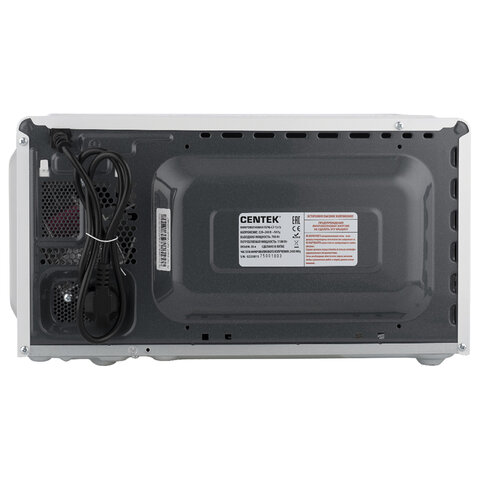 Микроволновая печь CENTEK CT-1575, объем 20 л, мощность 700 Вт, механическое управление, белая, CT-1575 White - фото 7