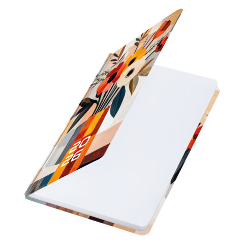 Ежедневник датированный 2026 с резинкой 145х203 мм, А5, BRAUBERG, твердый, "Букет", 117339 - фото 3