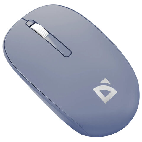 Мышь беспроводная DEFENDER Smart MM-396, 1600 dpi, 2 кнопки + 1 колесо-кнопка, оптическая, синяя, 52397 - фото 2