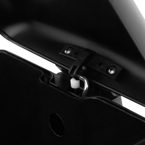 Ведро мусорное с педалью 12 л, крышка с доводчиком, черное матовое, металл, LAIMA ULTRA, 701565 - фото 3