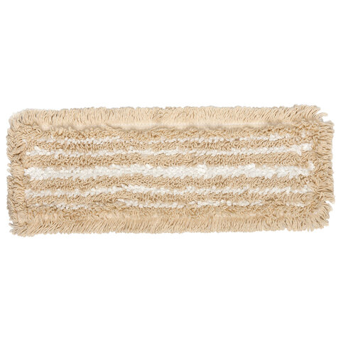 Насадка МОП плоская для швабры/держателя 40 см, уши/карманы (ТИП У/К), хлопок/микрофибра, LAIMA EXPERT, 605309 - фото 1