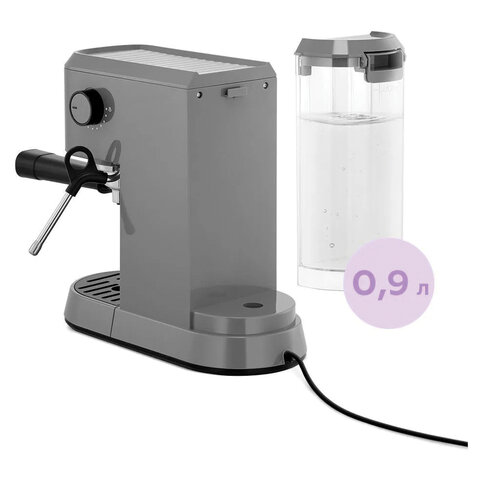 Кофеварка рожковая KITFORT КТ-7293, 1050 Вт, объем 1,5 л, 15 бар, ручной капучинатор, серебристая - фото 8
