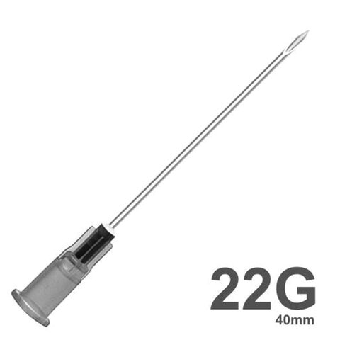 Иглы инъекционные одноразовые SFM 0,70 х 40 - 22G, КОМПЛЕКТ 100 шт. - фото 1