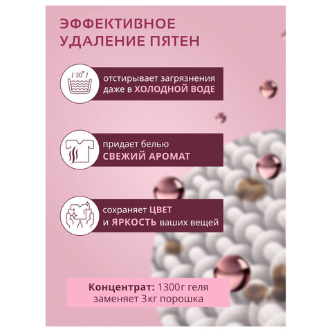 Гель для стирки 1,3 л, BIMAX "Цветы Сакуры", 2095-3 - фото 7