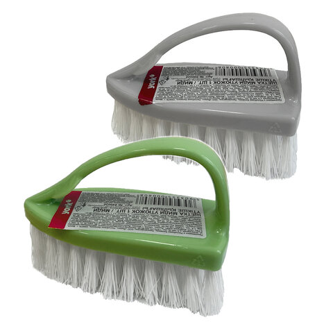 Щетка для одежды/обуви, средняя, 7,5х10,5х5 см, пластик, цвет ассорти, "Утюжок", YORK, 40020 - фото 1