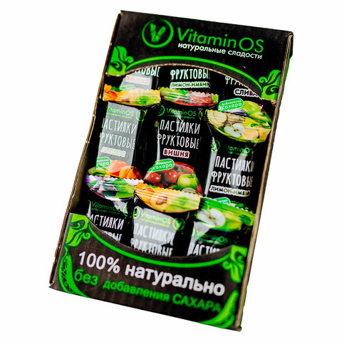 Пастила VITAMINOS фруктовое ассорти (яблоко, абрикос, слива, вишня, лимон), 400 г - фото 2