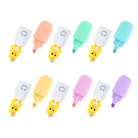 Набор текстовыделителей с топперами 6 ЦВЕТОВ ПАСТЕЛЬ, "НЕЖНЫЕ ЦЫПЛЯТА", линия 1-4мм, FUNSTER (ФАНСТЕР), 152653 - фото 8