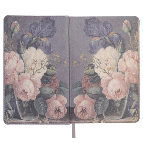 Ежедневник датированный 2026 А5 138х213 мм, BRAUBERG "ArtGallery", под кожу, нашивка, серый, 117406 - фото 13