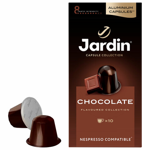 Кофе в капсулах JARDIN "Chocolate" для кофемашин Nespresso, 10 порций - фото 1