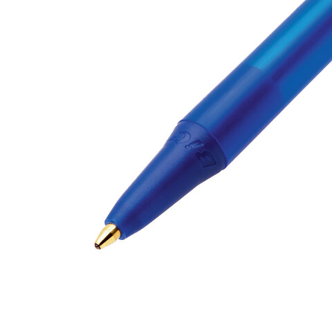 Ручки шариковые автоматические BIC "Round Stic Clic", НАБОР 3 шт., СИНИЕ, линия письма 0,32 мм, блистер, 926374 - фото 4