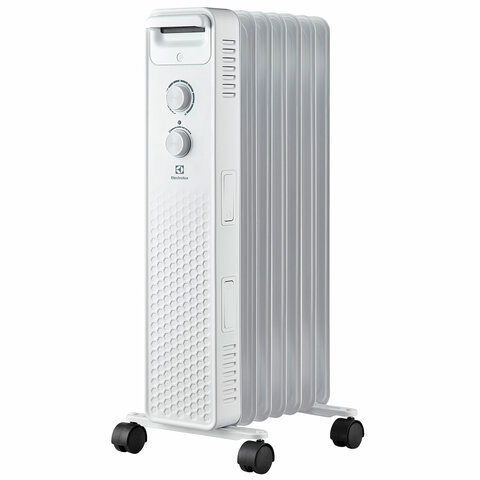 Обогреватель масляный ELECTROLUX EOH/BE-07ZW, 1500 Вт, 7 секций, белый, НС-1639043 - фото 1