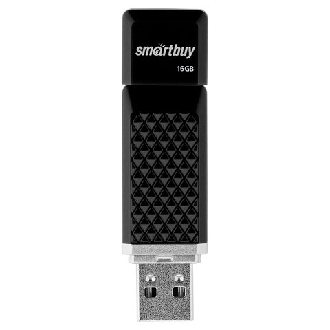 Флеш-диск 16 GB, SMARTBUY Quartz, USB 2.0, черный, SB16GBQZ-K - фото 5