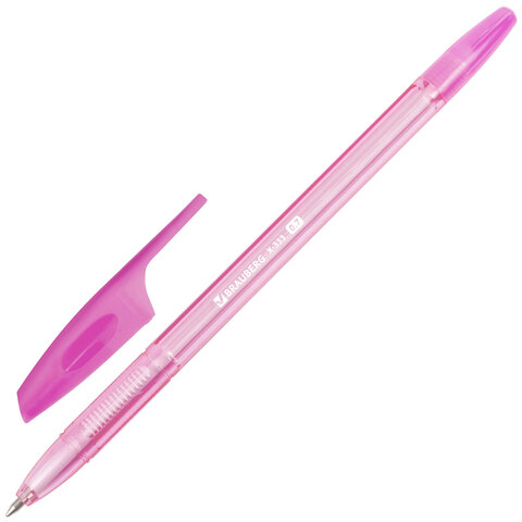 Ручки шариковые BRAUBERG "X-333 PASTEL", НАБОР 8 ШТУК, СИНИЕ, узел 0,7 мм, линия письма 0,35 мм, 144531 - фото 4
