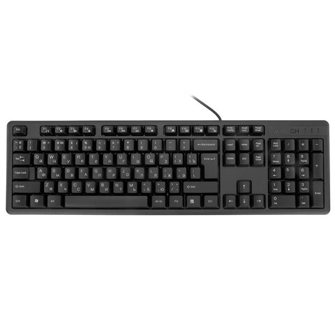 Набор проводной A4TECH KK-3330, USB, клавиатура 104 клавиши, мышь 2 кнопки + 1 кнопка-колесо, черная, 1530249 - фото 2