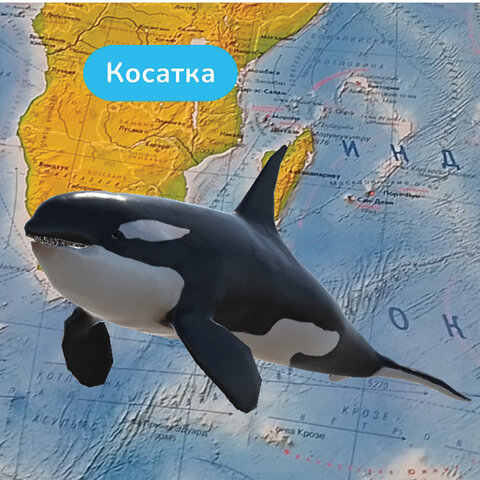 Карта мира физическая 199х134 см, 1:15,5М, с ламинацией, интерактивная, в тубусе, BRAUBERG, 112389 - фото 15