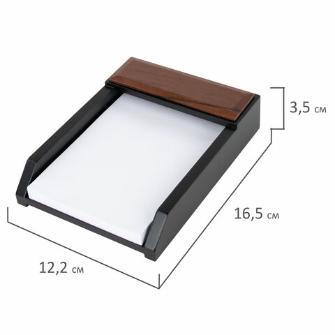 Набор настольный GALANT "Sirius" из дерева, 8 предметов, цвет "орех/чёрный", 238161 - фото 8