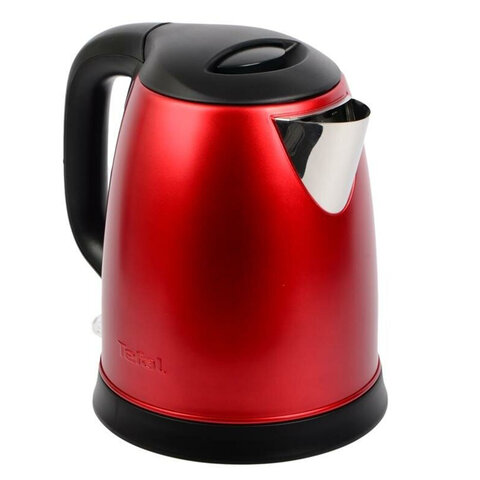 Чайник TEFAL KI270530, 1,7 л, 2400 Вт, закрытый нагревательный элемент, сталь, красный, 7211002431 - фото 2