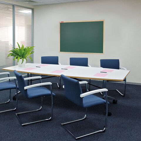 Доска для мела магнитная 60х90 см, зеленая, деревянная рамка, BRAUBERG "Wood", 238800 - фото 7