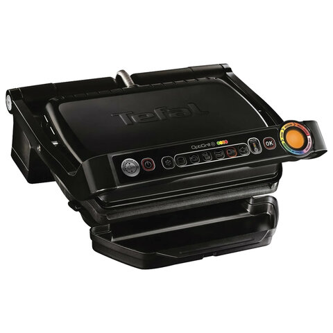 Электрогриль TEFAL GC714834, 2000 Вт, съемные панели, регулировка температуры, черный, 7211002749 - фото 1