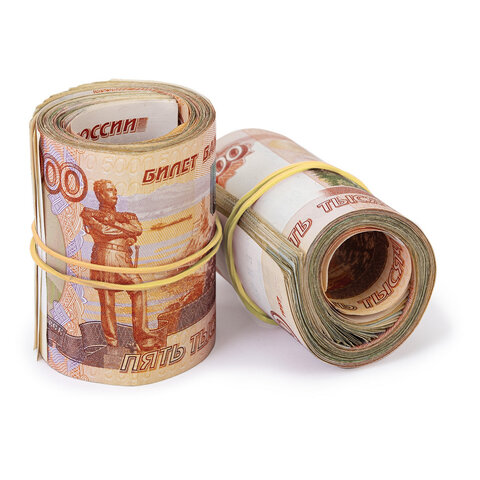 Резинки банковские универсальные диаметром 60 мм, BRAUBERG 1000 г, желтые, натуральный каучук, 440104 - фото 6