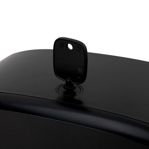 Диспенсер для туалетной бумаги LAIMA PROFESSIONAL PREMIUM BLACK (Система T2), малый, черный, ABS-пластик, 609521 - фото 4