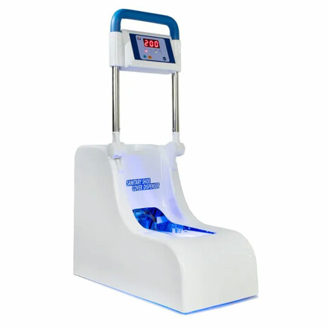 Аппарат для надевания бахил BOOT-PACK-COMPACT-LR, 50 Вт, ЖК-дисплей, белый, BT-EF - фото 1