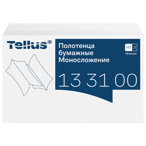 Полотенца бумажные 200 шт., Tellus/TORK (HT3) ПРЕМИУМ, КОМПЛЕКТ 20 пачек, 2-слойные, белые, 23х23 см, V-сложение, 133100 - фото 12