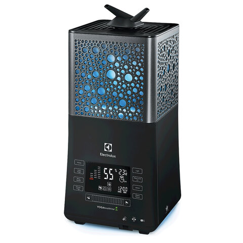 Увлажнитель воздуха ELECTROLUX EHU-3810D, объем бака 6,3 л, 110 Вт, гигростат, черный, НС-1103479 - фото 1