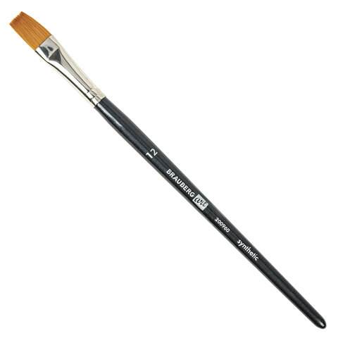 Кисти художественные набор 5 шт., синтетика, BRAUBERG ART CLASSIC, № 1-12, 200960 - фото 7