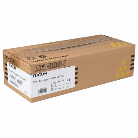 Картридж лазерный RICOH (M C250) для P300W/MC250FWB, желтый, оригинальный, ресурс 2300 страниц, 408355 - фото 1
