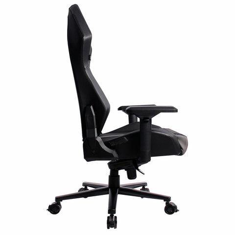 Кресло BRABIX PREMIUM "Core GM-160", мультиблок, 4D подлокотники, литой поролон, черное/серое, 532952 - фото 4