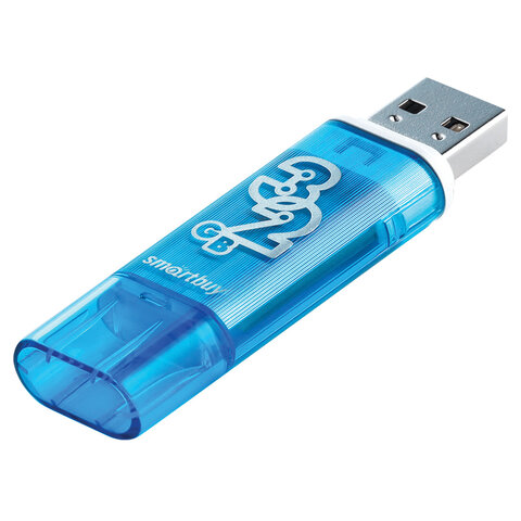 Флеш-память Smartbuy Glossy, 32Gb, USB 2.0, гол, SB32GBGS-B - фото 4