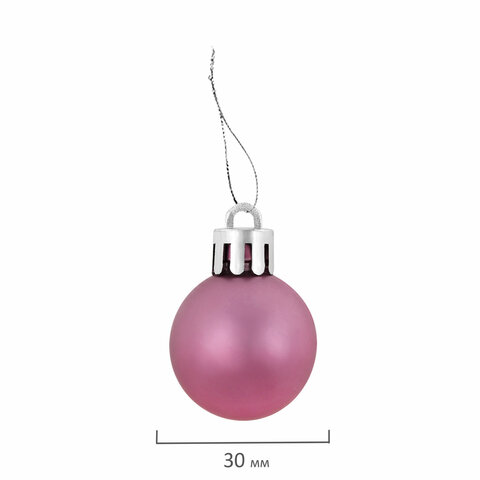 Шары новогодние ёлочные "Elegant Pink" 77 предметов, розовый/белый, ЗОЛОТАЯ СКАЗКА, 591715 - фото 24