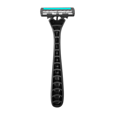 Бритвенные станки одноразовые, 3 лезвия, увлажняющая полоска, плавающая головка, 5 шт., синий, X-ONE (ИКС-УАН), 700036 - фото 2