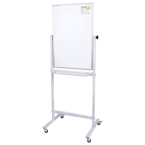 Доска магнитно-маркерная НА СТЕНДЕ 60х90 см, 2-сторонняя, STAFF, 238013 - фото 3