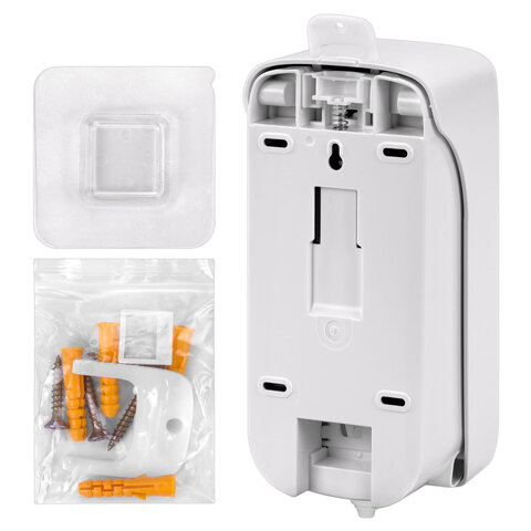 Дозатор для жидкого мыла-пены LAIMA PROFESSIONAL PREMIUM, НАЛИВНОЙ, 1 л, белый, ABS-пластик, 609510 - фото 5