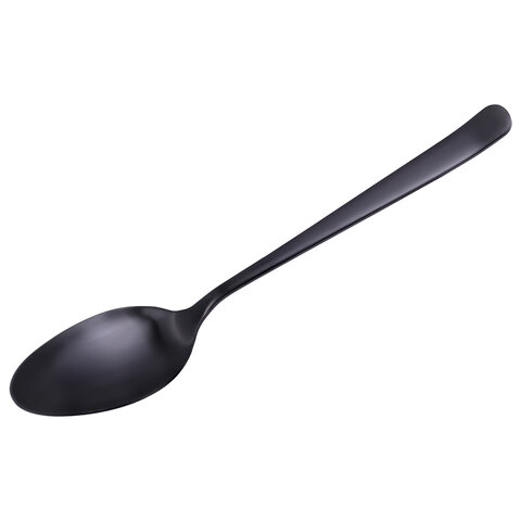 Ложки столовые BLACK, НАБОР 2 шт., на подвесе, нержавеющая сталь, черные, WEGLA (ВЕГЛА), 702272 - фото 4