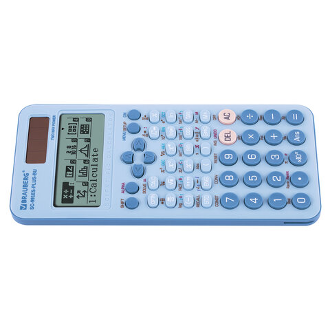 Калькулятор инженерный BRAUBERG SC-991ES-PLUS-BU (164х80 мм), 552 функции, 10+2 разряда, ГОЛУБОЙ, 272653 - фото 6
