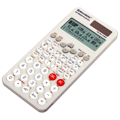 Калькулятор инженерный BRAUBERG SC-991ES-PLUS-GY (164х80 мм), 552 функции, 10+2 разряда, СЕРЫЙ, 272652 - фото 4