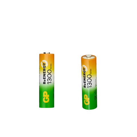 Батарейки аккумуляторные GP ReEnergy Ni-Mh пальчиковые КОМПЛЕКТ 2 шт., AA (HR6), 1300 mAh, 130AAHCRGY, 130AAHCRGY-2CRC - фото 4