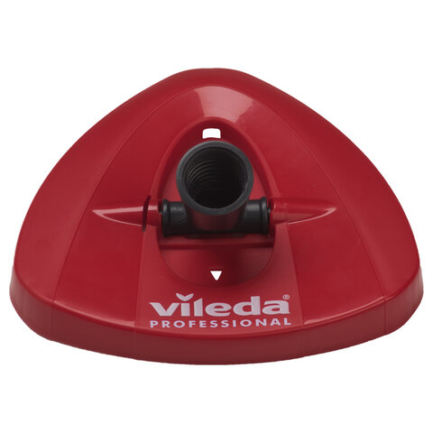 Швабра с отжимом и ведром 10л VILEDA PROFESSIONAL "УльтраСПИН Мини", КОМПЛЕКТ с телескопич. ЧЕРЕНКОМ 84-144 см, насадкой, красный, 158011 - фото 5