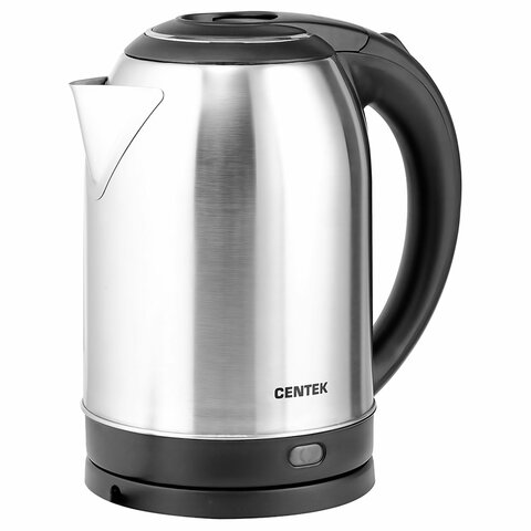 Чайник CENTEK CT-0037, 2 л, 2200 Вт, закрытый нагревательный элемент, сталь - фото 2