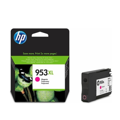 Картридж струйный HP (F6U17AE) Officejet Pro 8710/8210, №953XL пурпурный увеличенный ресурс 1600 стр., оригинальный - фото 2