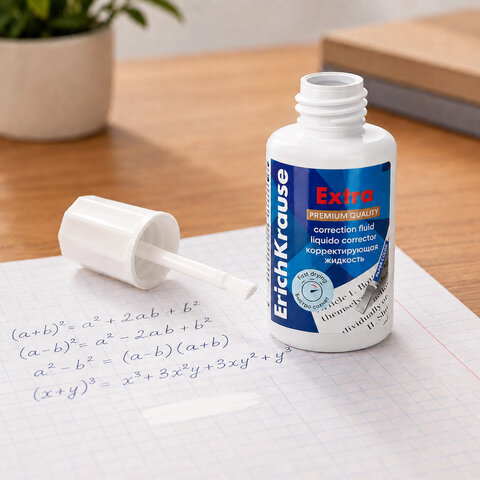 Корректирующая жидкость ERICH KRAUSE, 20 мл, флакон с кисточкой, 5 - фото 5