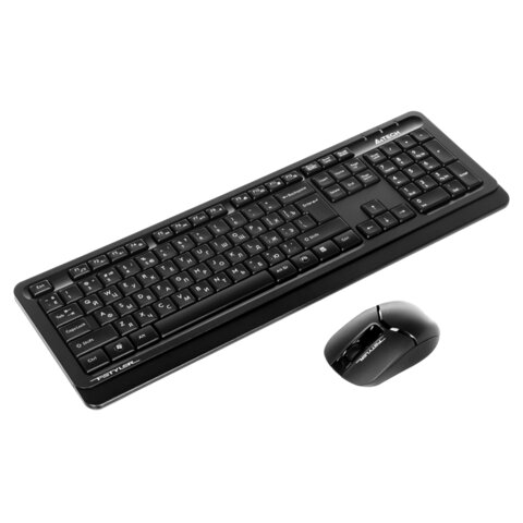 Набор беспроводной A4TECH Fstyler FG1010, USB, 104 клавиши, мышь 4 кнопки + 1 кнопка-колесо, черная, 1147570 - фото 1