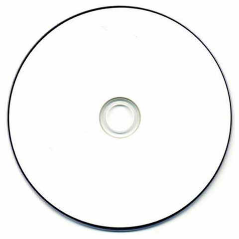 Диски CD-R CMC, 700 Мб, 52x, Bulk (термоусадка без шпиля), поверхность для печати, КОМПЛЕКТ 100 шт., NN000091 - фото 1