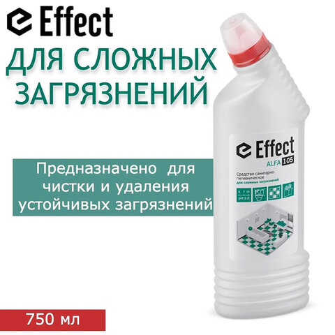 Профхим сантех кисл от сложн загрязнений Effect/ALFA 105, 0,75л - фото 4